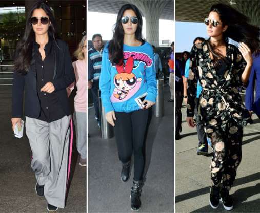 Airport Looks of Bollywood Celebrities - Katrina Kaif