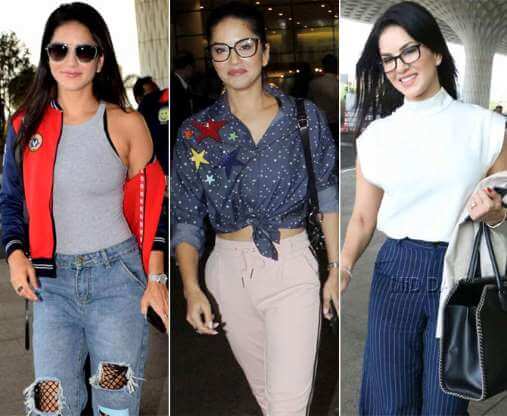 Airport Looks of Bollywood Celebrities - Sunny Leone - 