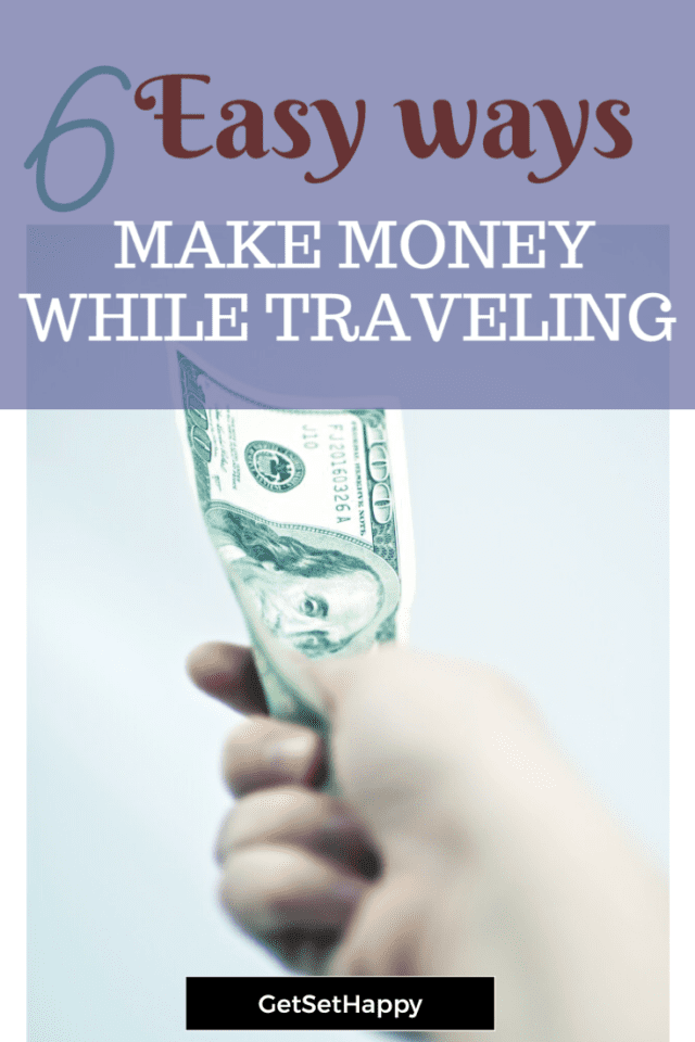 travel while making money online