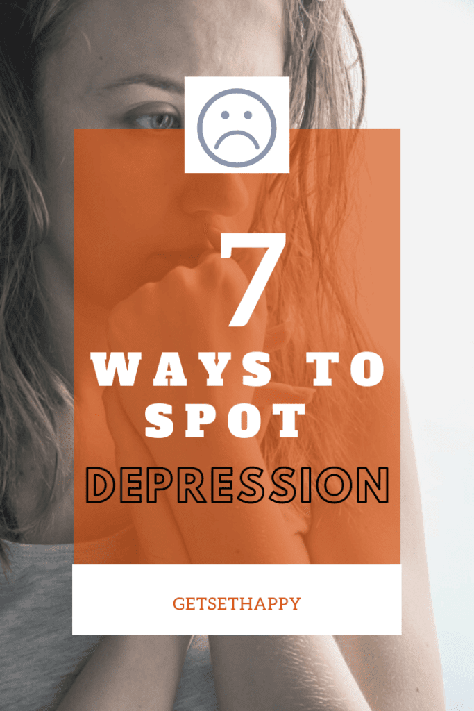 how to spot depression?