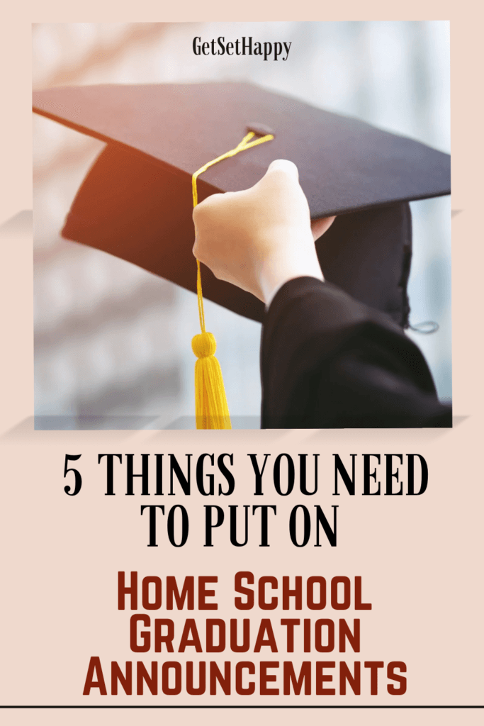 Home School Graduation Announcements