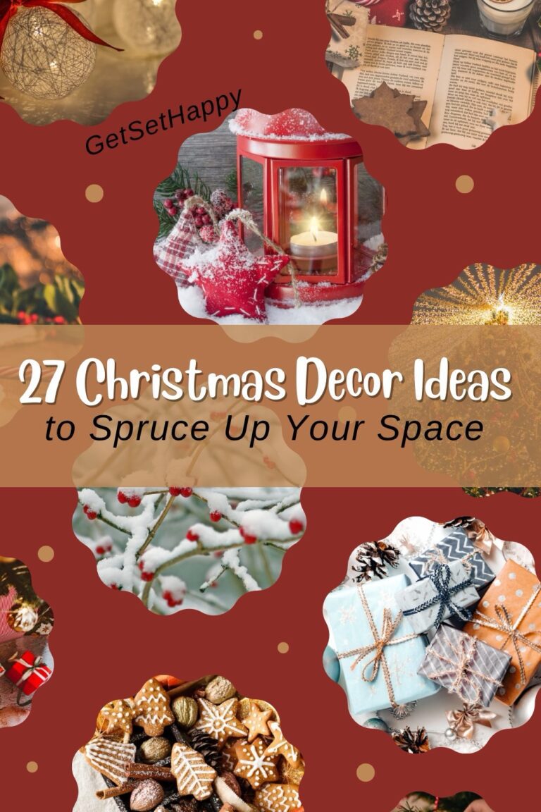 27 DIY Home Decor Ideas to Spruce Up Your Space for Christmas | GetSetHappy