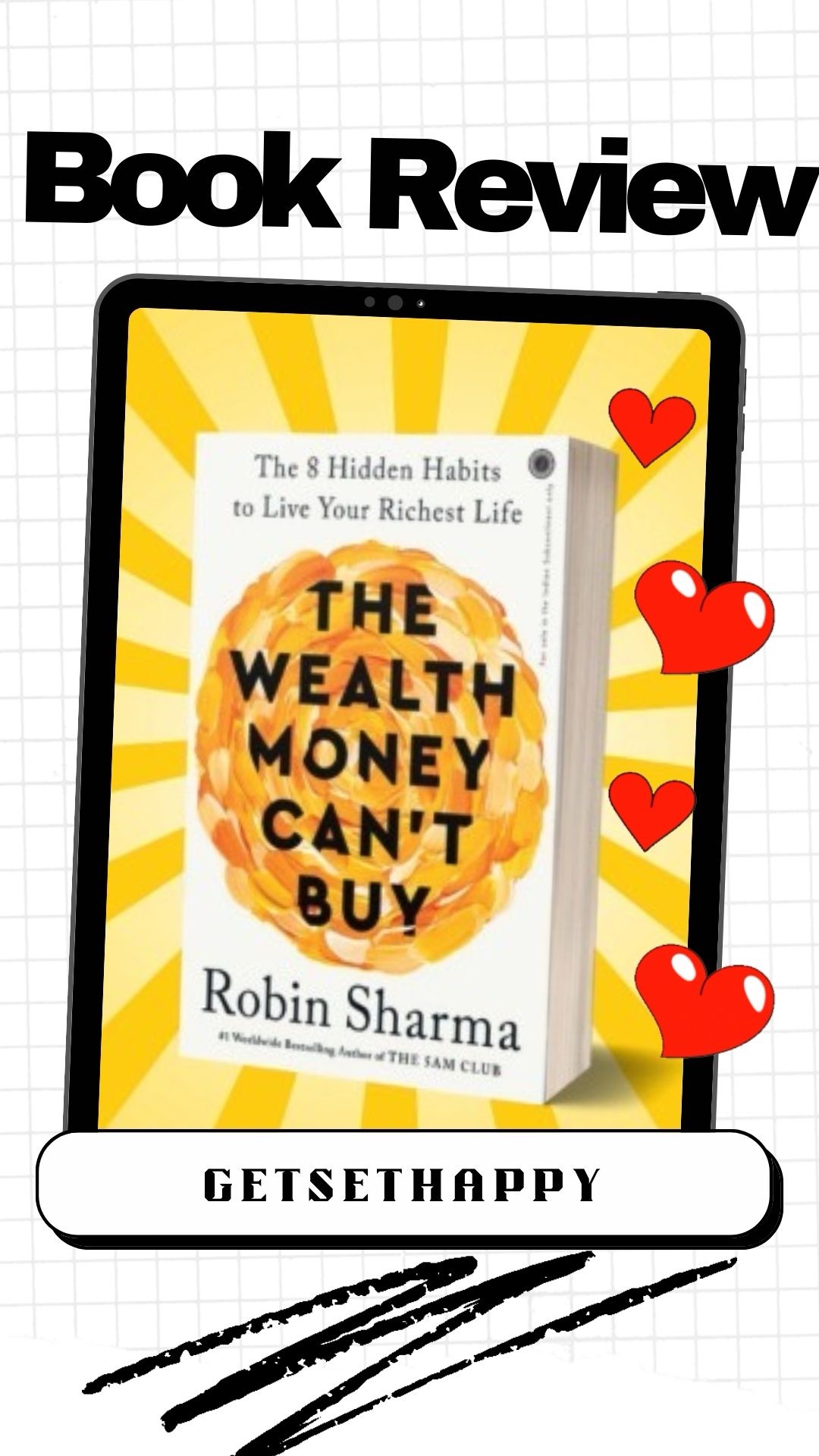 Book Review- The Wealth Money Can't Buy by Robin Sharma | GetSetHappy